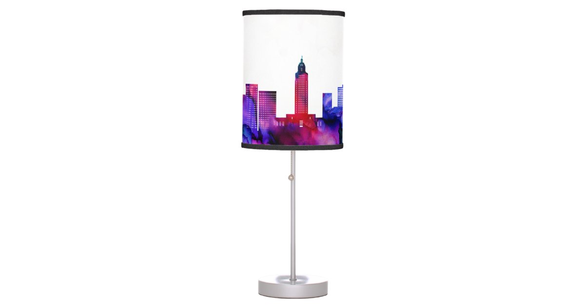 Baton Rouge Skyline Table Lamp Zazzle