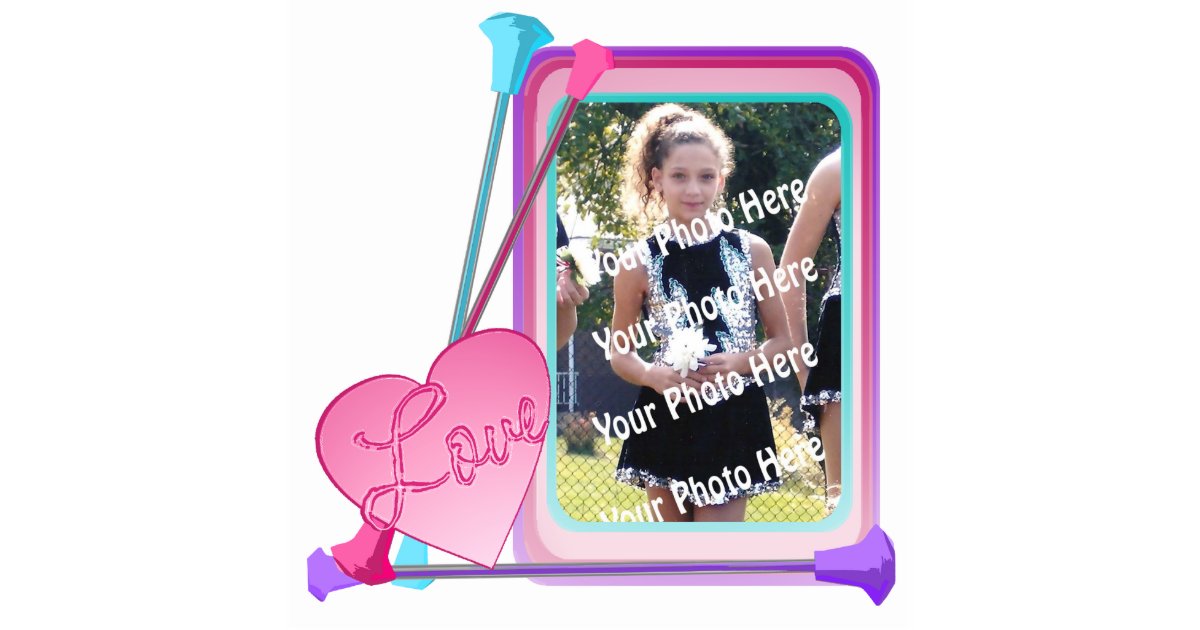 Baton Twirler Photo Frame Cutout | Zazzle