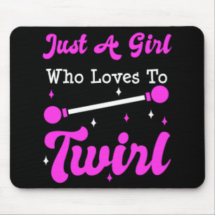 Baton Twirler Twirling Majorette Funny Gift  Mouse Pad