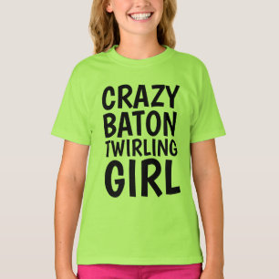 BATON TWIRLING GIRL T-shirts