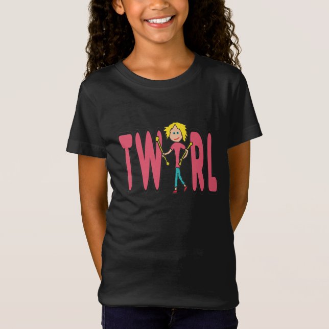Baton Twirling Twirl T-Shirt (Front)