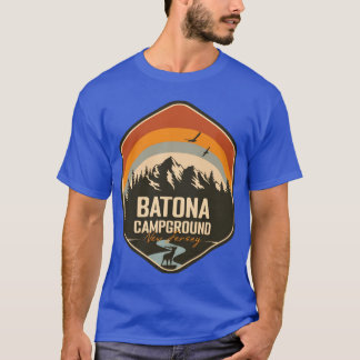 Batona Campground New Jersey NJ Camping Retro gift T-Shirt