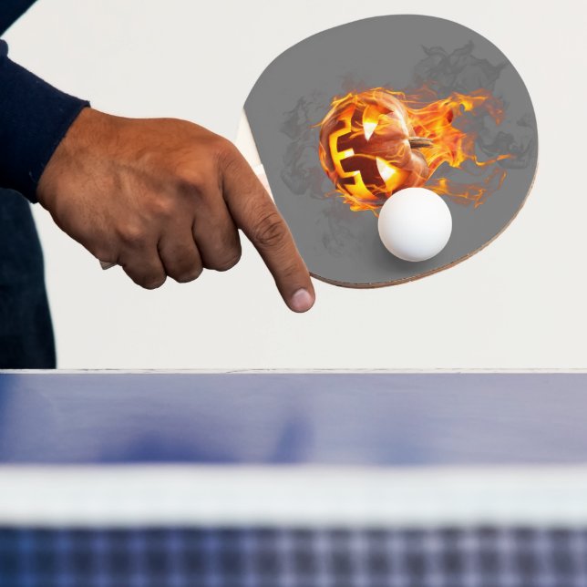 Bats and Balls: Halloween Edition Ping Pong Paddle (Insitu)