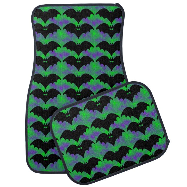 Bats And Bows Car Floor Mat (Set)