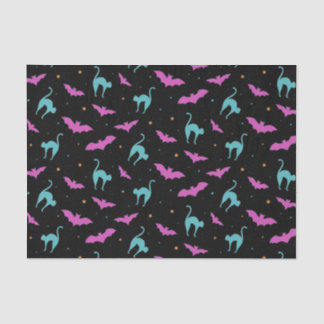 Bats and Cats Halloween Tissue Paper