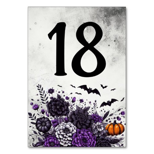 Bats and Flowers Table Number 18