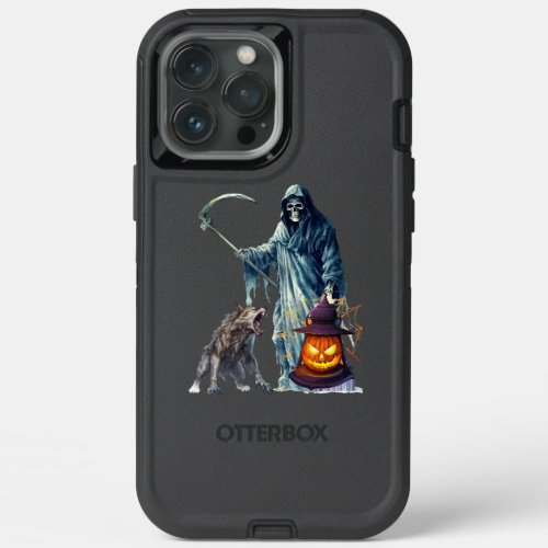 bats and skulls stick to halloween spiders nest iPhone 13 pro max case