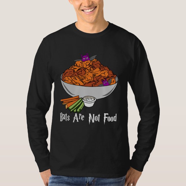 Bats Are Not Food Kids Halloween Pandemic Awarenes T-Shirt (Front)