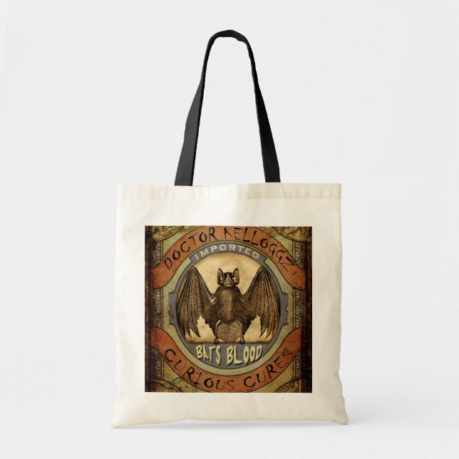 Bats Blood Tote Bag (Front)