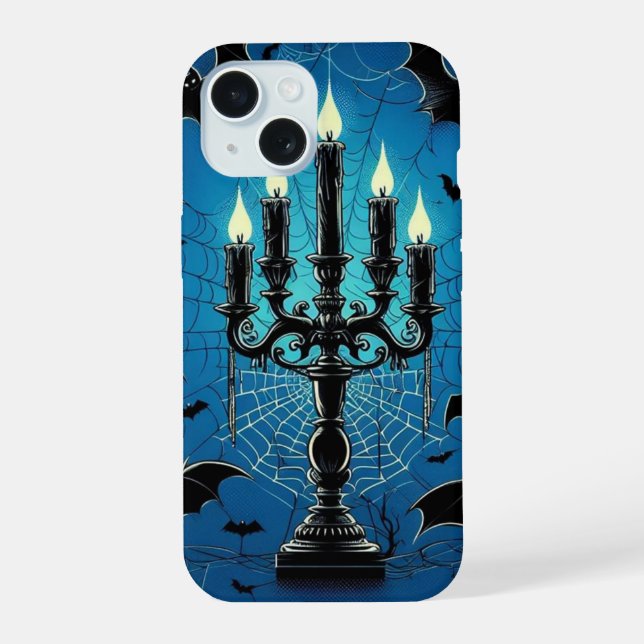 Bats & Candles Iphone Case (Back)