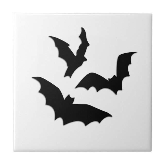 Bats Ceramic Tile (Front)