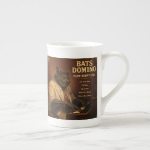 Bats Domino Album: a Parody Bone China Mug