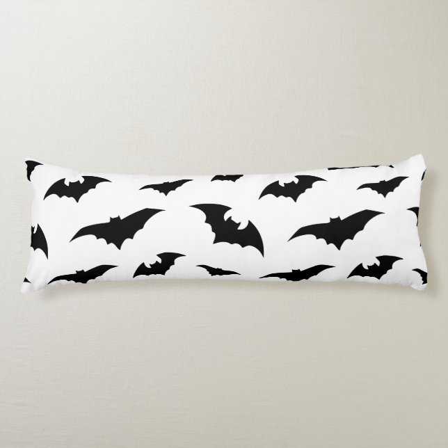 Bats Everywhere Spooky Halloween Decor  Body Pillow (Front)