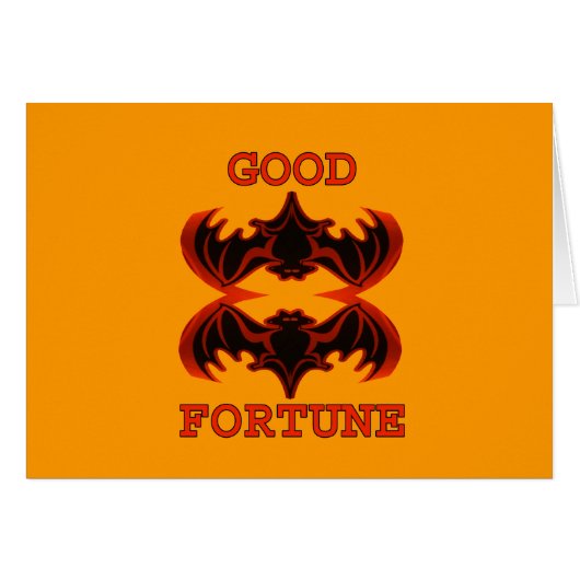 Bats Good Fortune 1 The MUSEUM Zazzle Gifts (Front Horizontal)