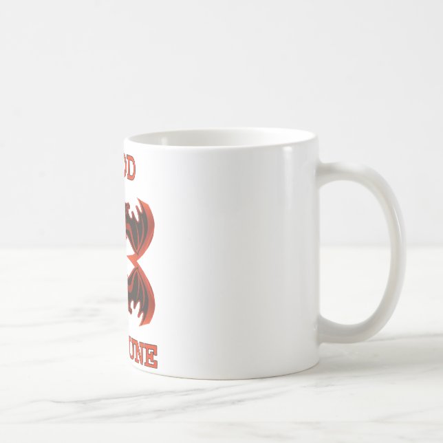 Bats Good Fortune 1 The MUSEUM Zazzle Gifts Coffee Mug (Right)