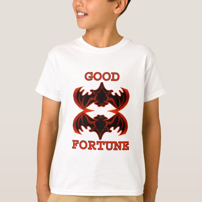 Bats Good Fortune 1 The MUSEUM Zazzle Gifts T-Shirt (Front)
