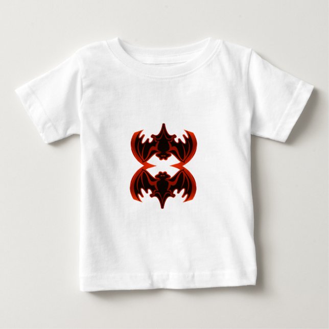 Bats Good Fortune The MUSEUM Zazzle Gifts Baby T-Shirt (Front)