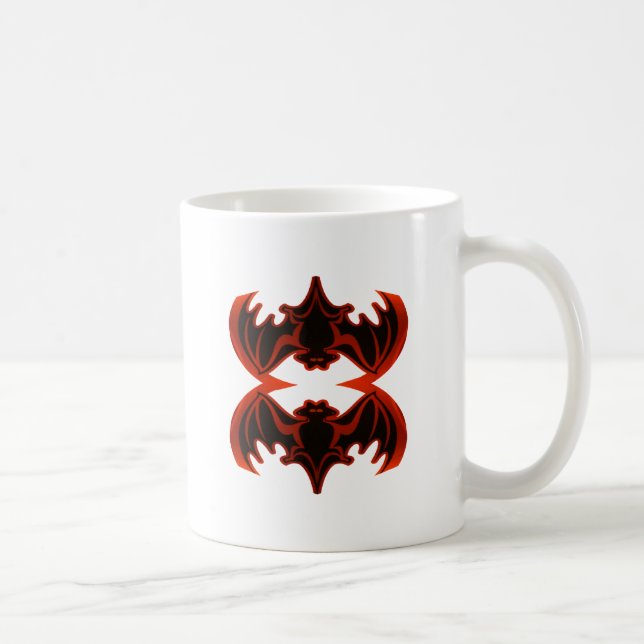 Bats Good Fortune The MUSEUM Zazzle Gifts Coffee Mug (Right)