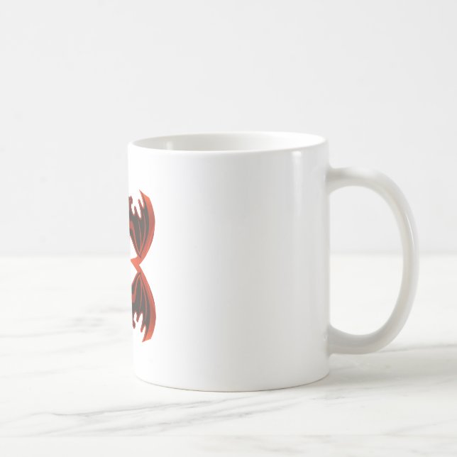 Bats Good Fortune The MUSEUM Zazzle Gifts Coffee Mug (Right)