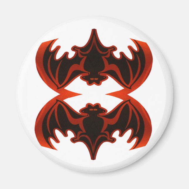 Bats Good Fortune The MUSEUM Zazzle Gifts Magnet (Front)