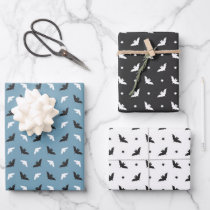 Bats, Halloween Wrapping Paper Sheet Set
