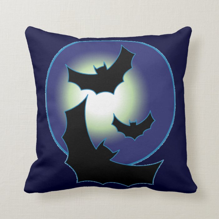 Bats in Flight Pillows