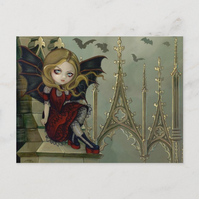 "Bats in the Belfry" Postcard (Front)