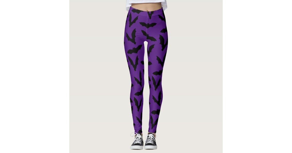 Colorful Retro Pink & Purple Print Women's Plus Size Leggings — Curious  Colour