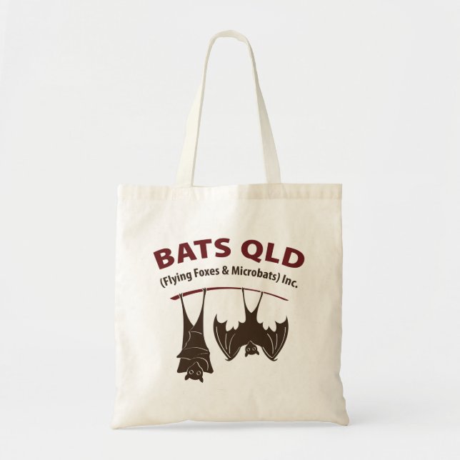 Bats QLD Budget Tote Bag (Front)