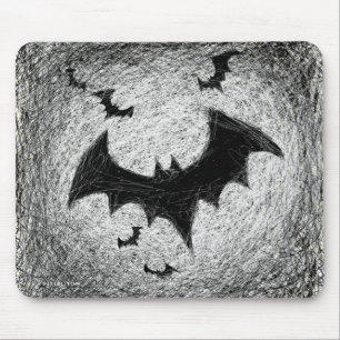 Bats Scratch Mousepad