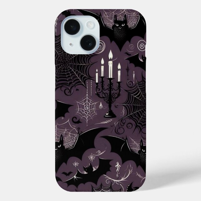 Bats & Spiderwebs Case-Mate iPhone Case (Back)