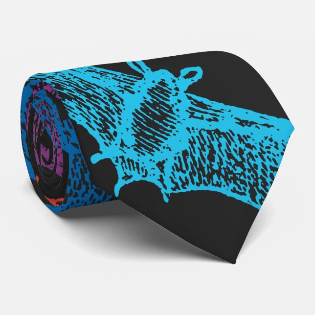 Bats Tie (Rolled)