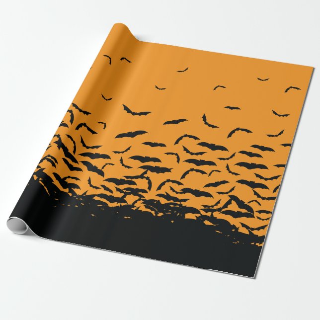 Bats Wrapping Paper (Unrolled)