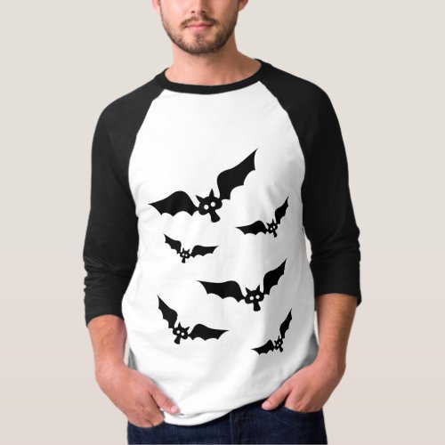 Batshrooms Raglan T_Shirt