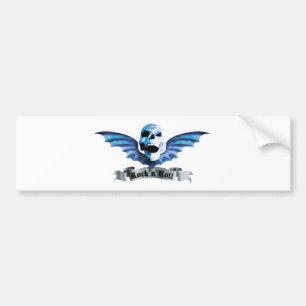 Batskull C Bumper Sticker