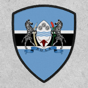 Batswana Flag & Coat of Arms, Flag of Botswana Patch