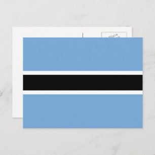 Batswana Flag, Flag of Botswana Postcard