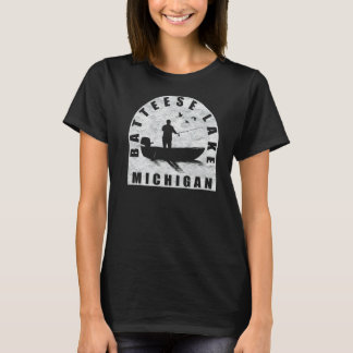 Batteese Lake Fishing Michigan T-Shirt