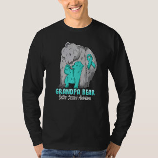 Batten Disease Child Awareness Grandpa Bear Suppor T-Shirt