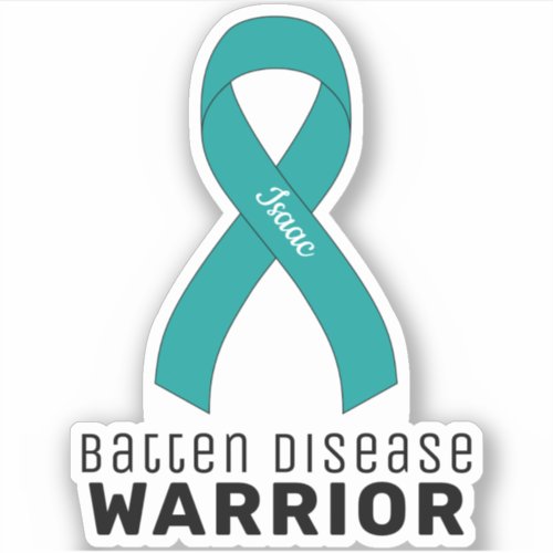 Batten Disease Warrior Vinyl Sticker