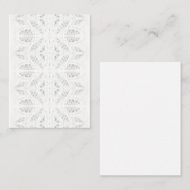 BATTENBURG LACE 3.5x2.5 Flat Card / Vertical (Front/Back)