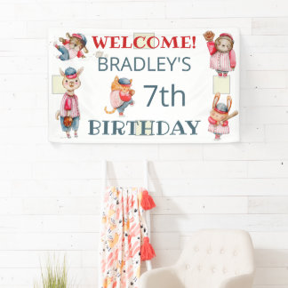 Batter Up! Baseball Sports Boys Birthday Party Banner