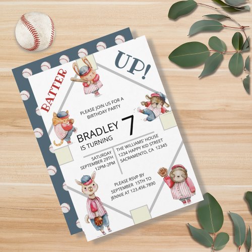 Batter Up! Baseball Sports Boys Birthday Party