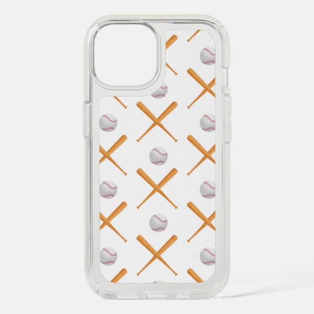 Batter Up Baseball Sports Pattern Speck iPhone Case (Front)