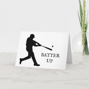 *BATTER UP & SCORE A RUN** IT IS YOUR BIRTHDAY CARD