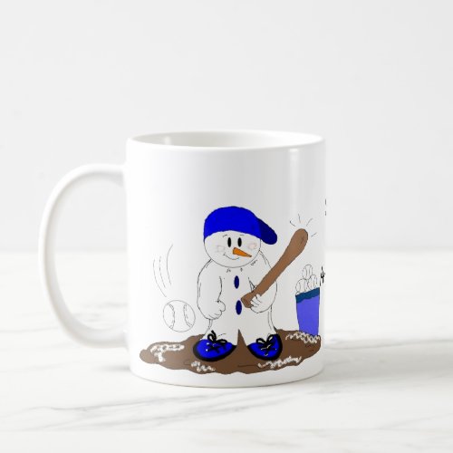 Batter Up Snowman Coffee Mug