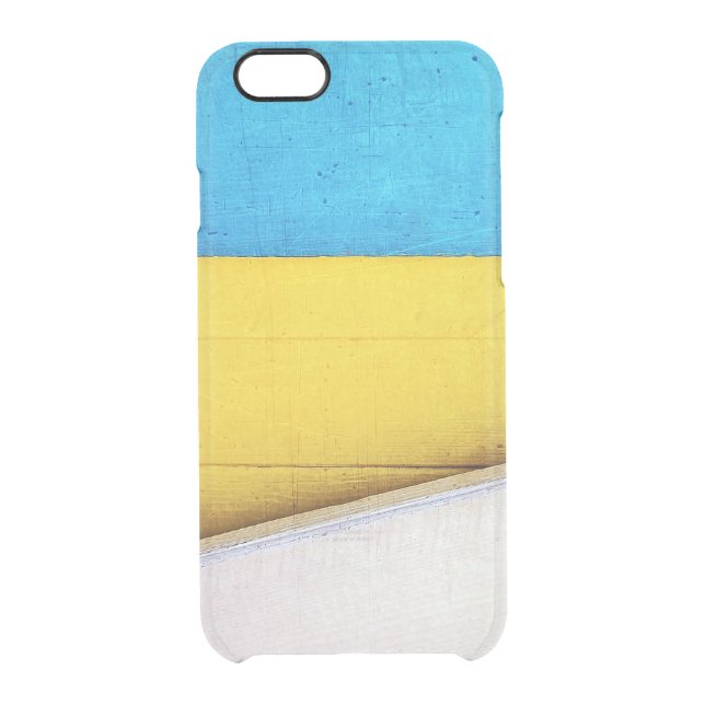 Battered Building-Minimal Abstract by STaylor Uncommon iPhone Case (Back)