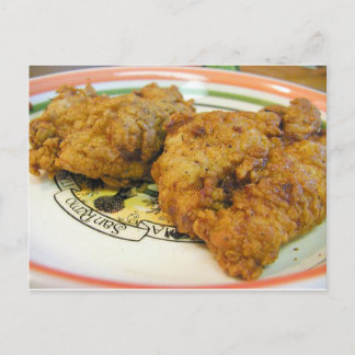 Battered Chicken Postcard