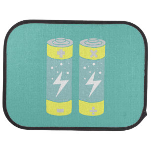 Batteries Car Floor Mat