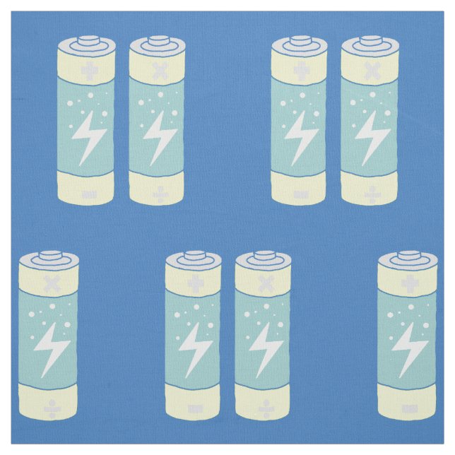 Batteries Fabric (Swatch)